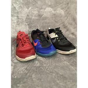 Nike Metcon Bundle 3 Pairs Flywire Crossfit Gym Shoes Mens Bred Red Black Sz 8.5